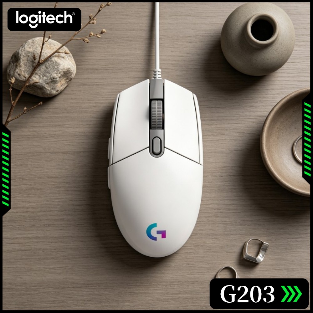 Logitech Mouse G203 - Mysz gamingowa Logitech G203 z przewodowym