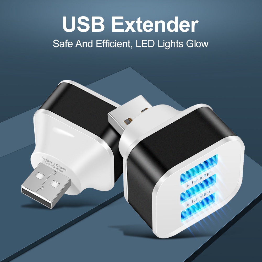 Laptop Electronics Accessories - 3-portowy adapter gniazd USB 3 w