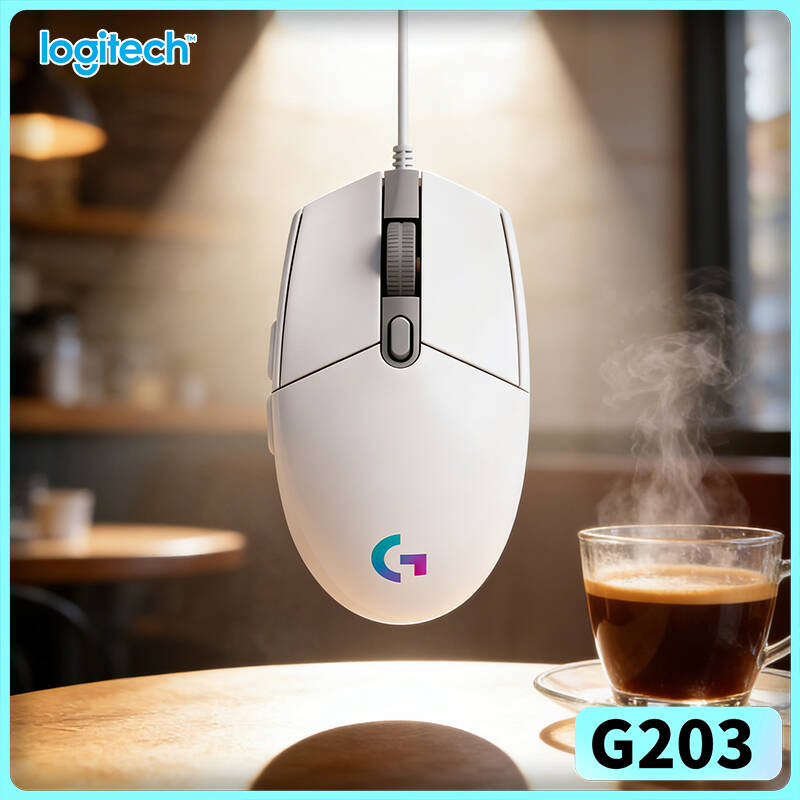 Logitech Mouse G203 - Logitech G203 Przewodowa Mysz Gamingowa z