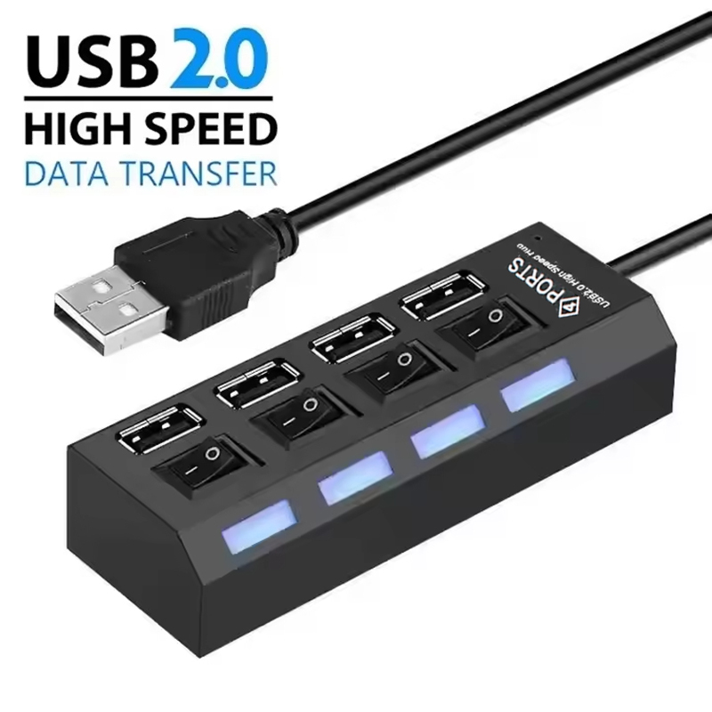 Laptop Accessories Kit - Rozgałęźnik USB 2.0 z 4 portami