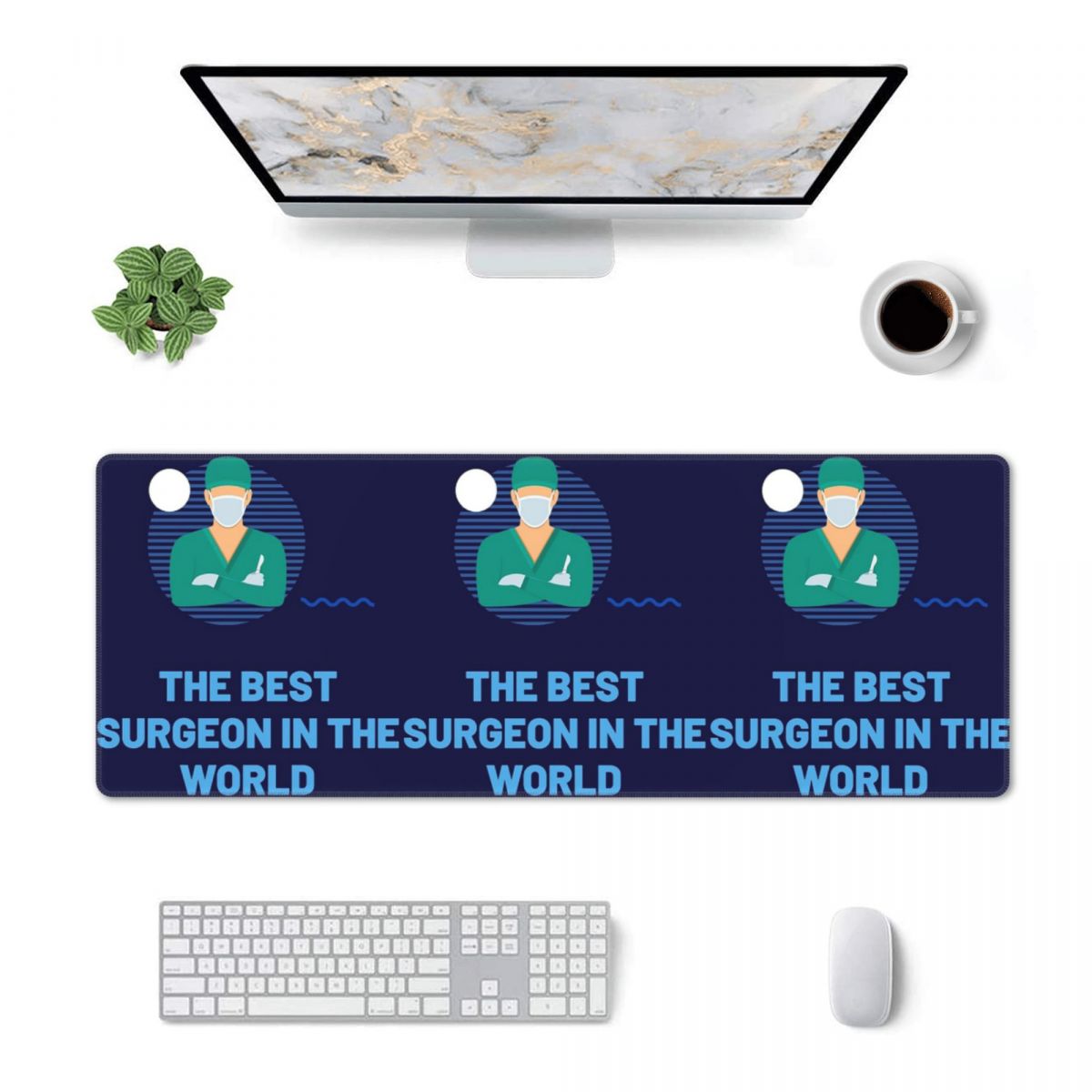 Laptop Accessories Best - Duża podkładka pod mysz Najlepszy chirurg