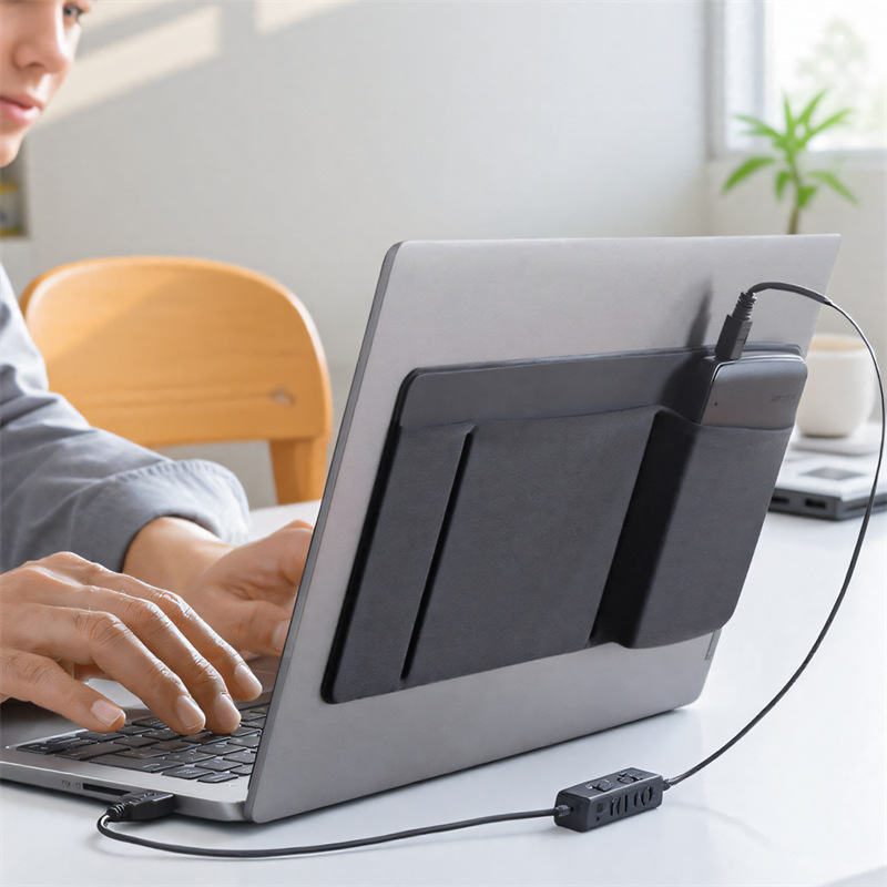 Laptop Accessories Pouch - Samoprzylepna torba na myszkę, torba na