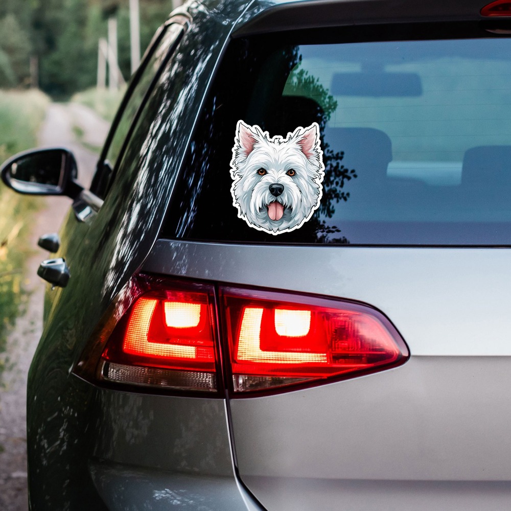 Naklejka na motocykl Westie We – Laptop Accessories Best recenzja i cena